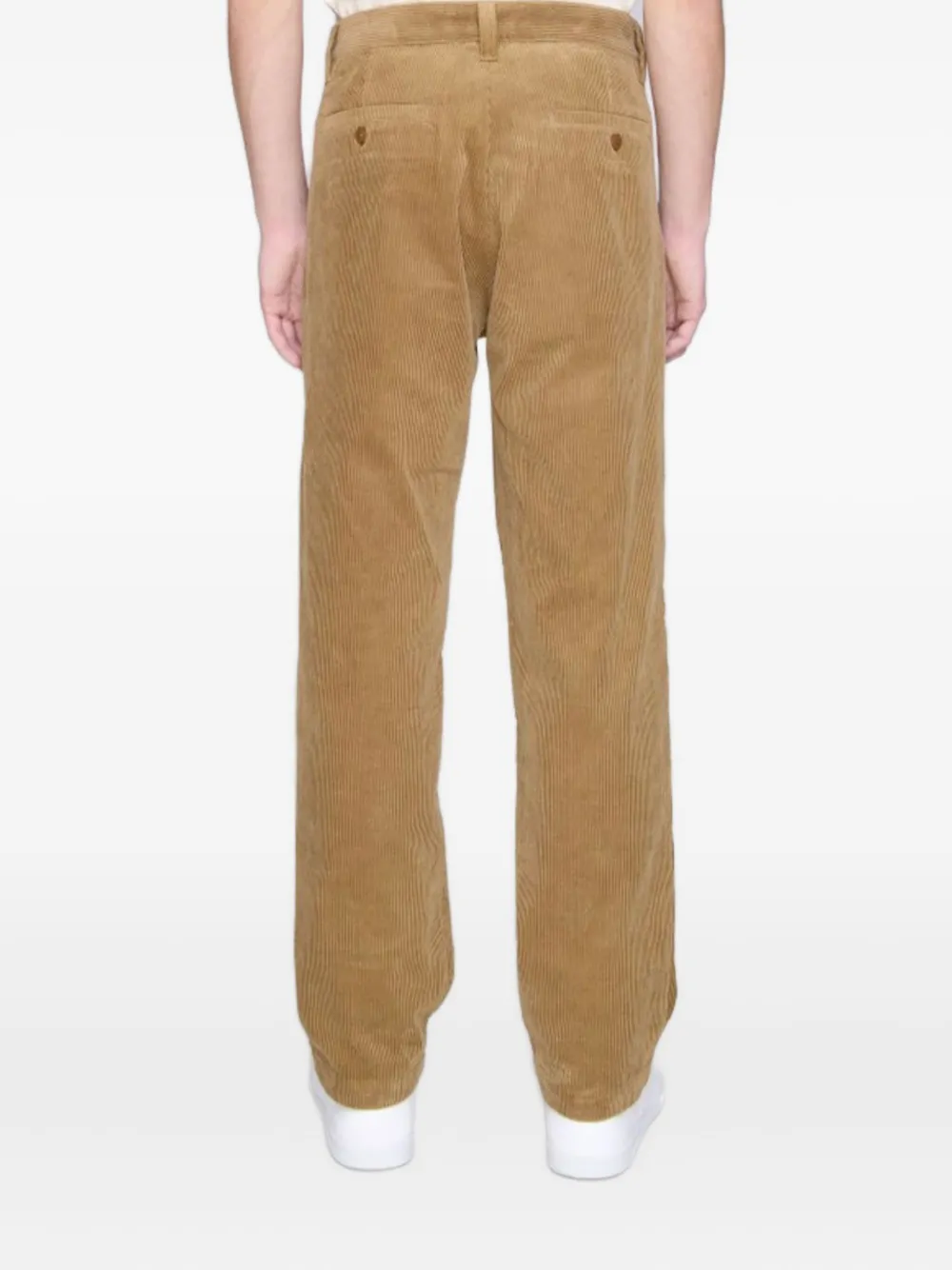 A.P.C. Ribfluwelen straight broek Bruin