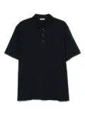 Moncler logo-patch polo shirt - Blue