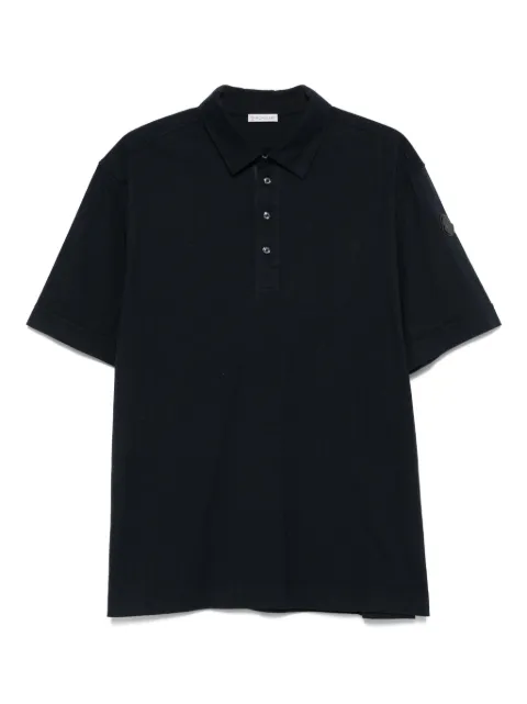 Moncler logo-patch polo shirt