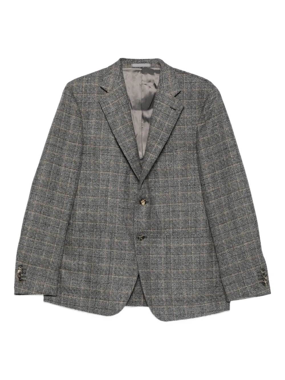 checked blazer