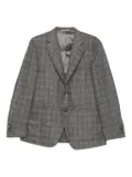 Caruso checked blazer - Grey