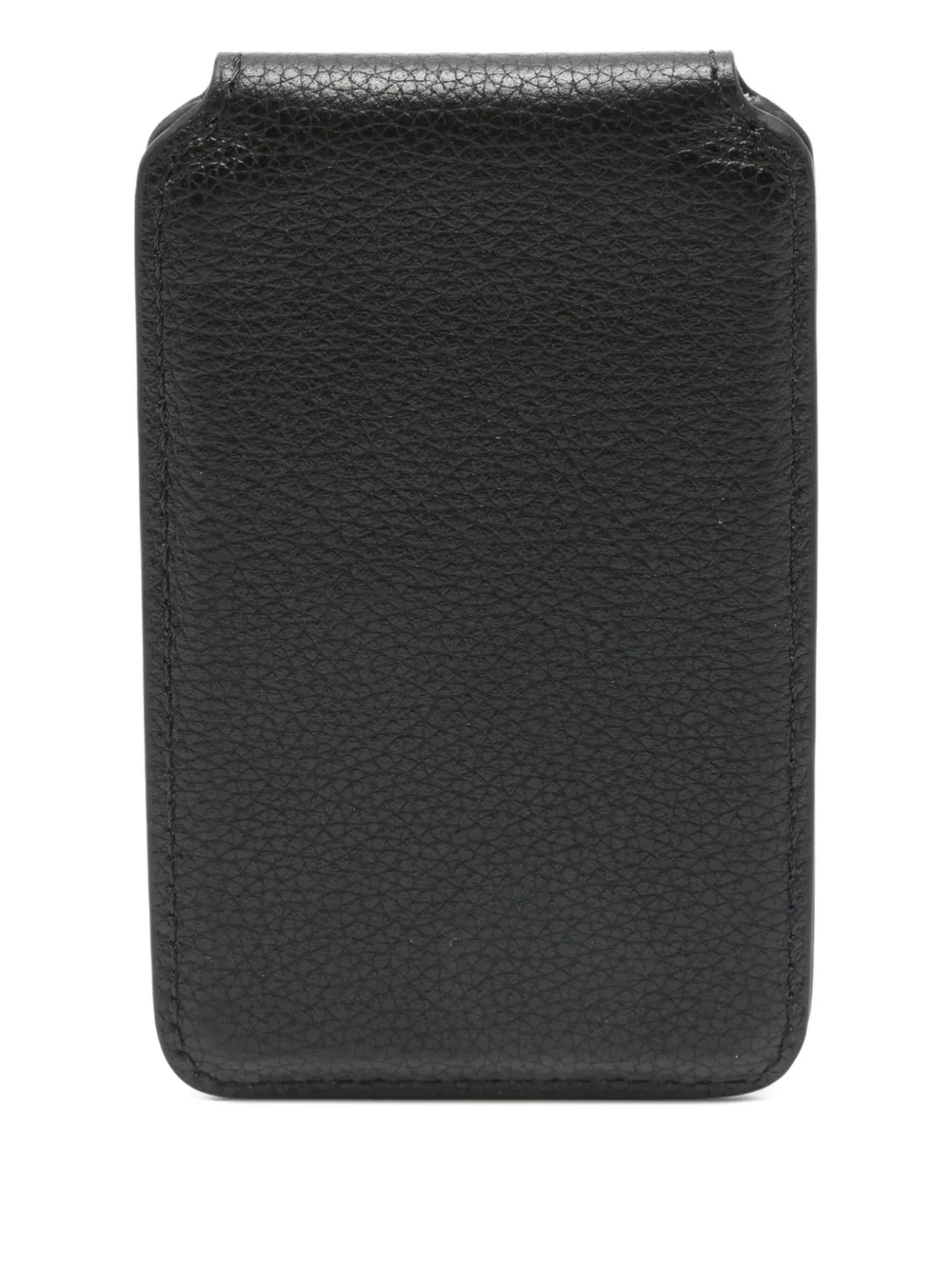 Emporio Armani leather cardholder Zwart