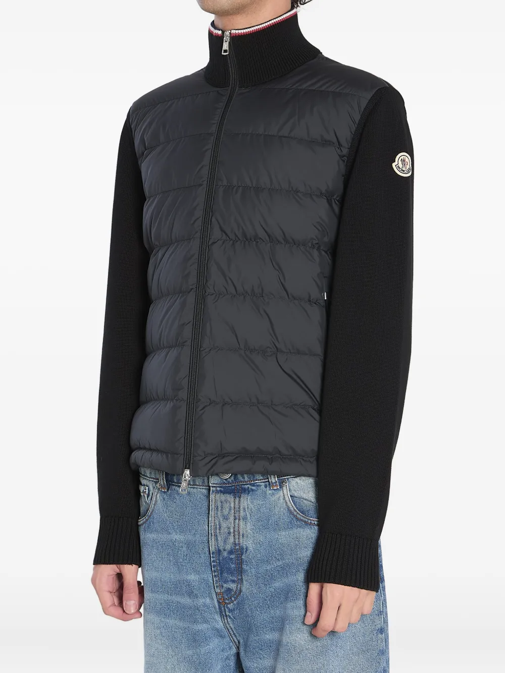 Moncler Gewatteerd jack Zwart