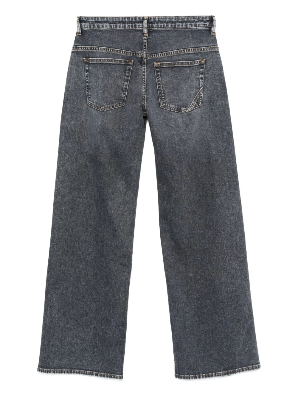 3x1 Jeans met vijf zakken en riemlussen - Grijs