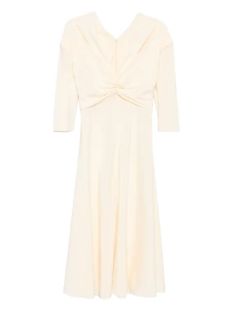 Alberta Ferretti stretch-silk midi dress