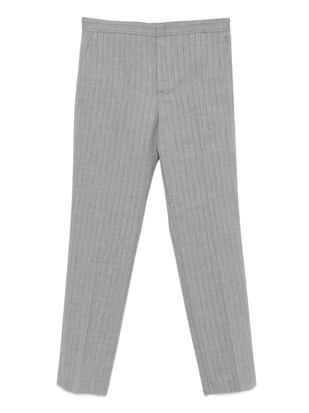 TWINSET Oval broek met T-logo Grijs