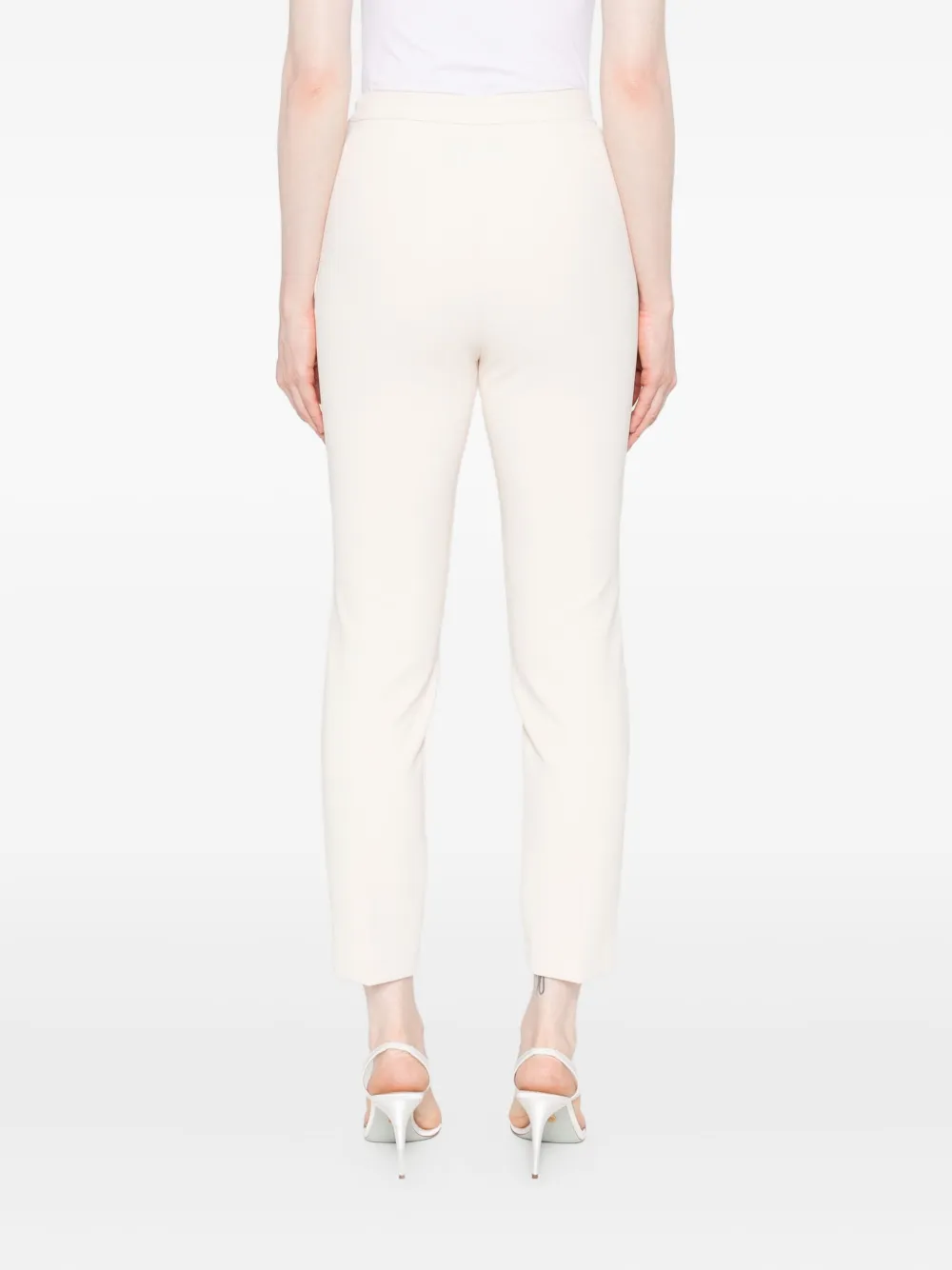 Elisabetta Franchi Broek met knoopdetails Beige