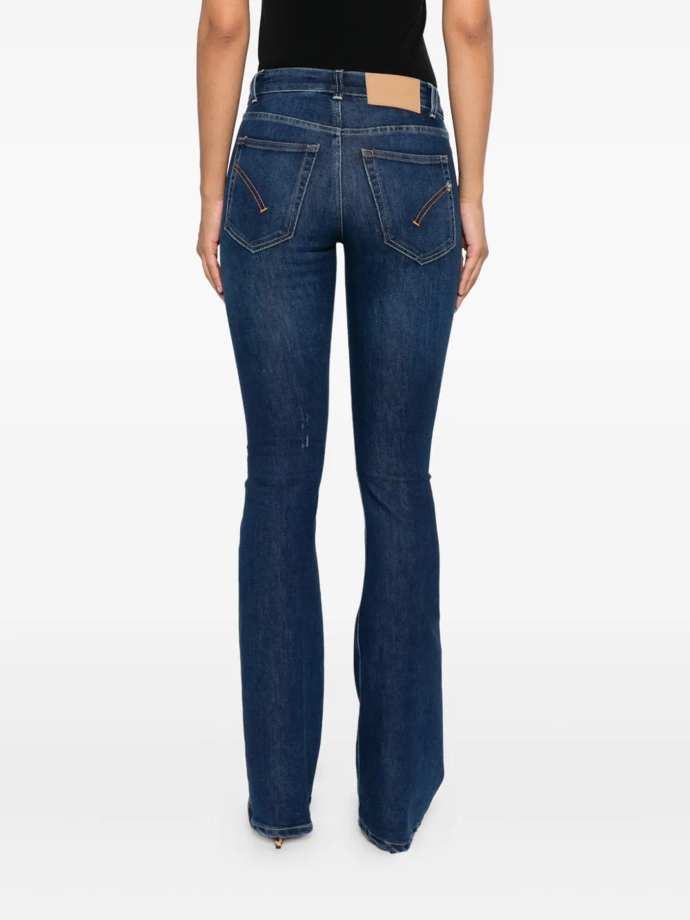 Dondup Five-pocket Flared Jeans In Blue