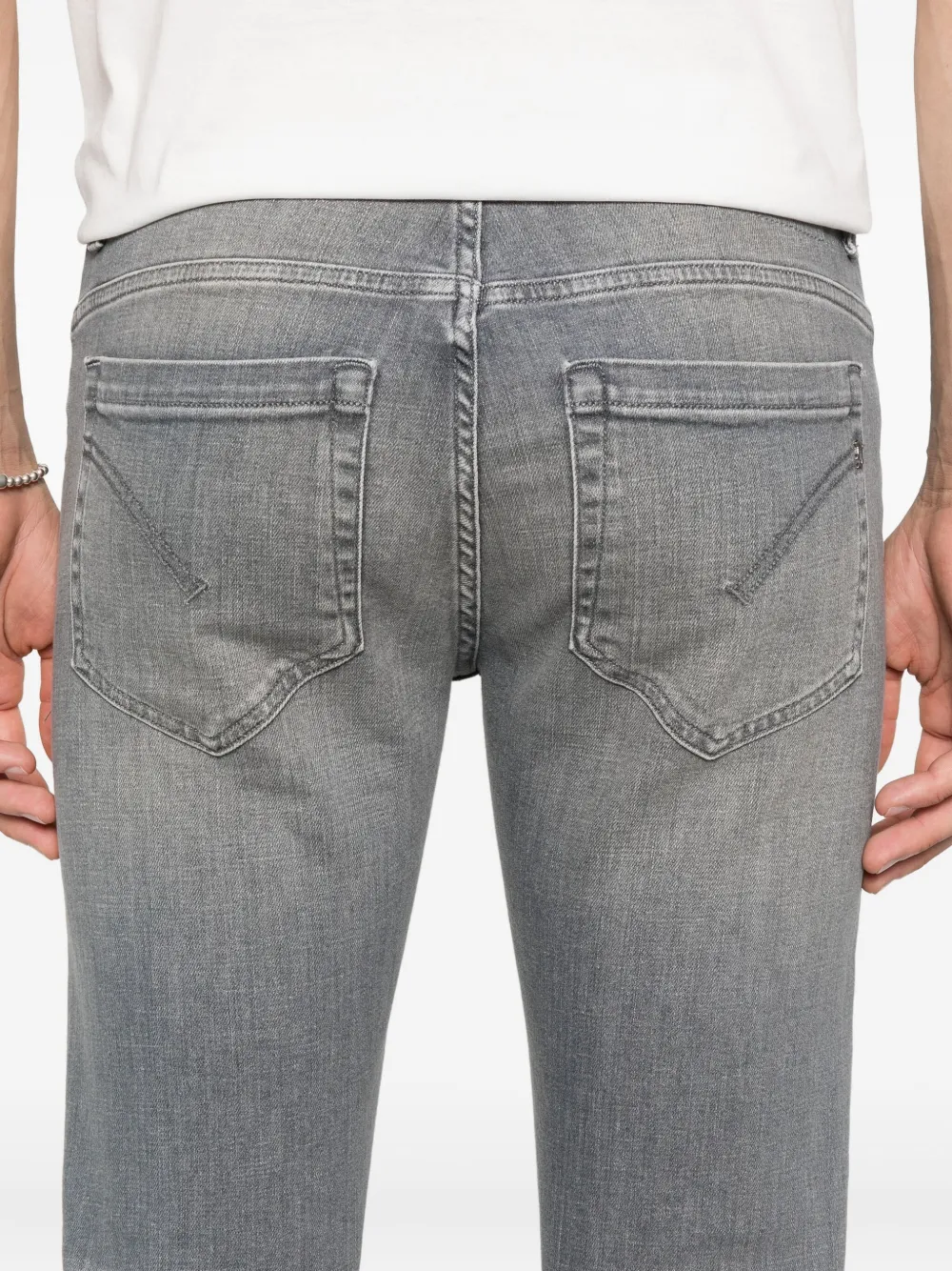 DONDUP Icon jeans met vijf zakken Grijs