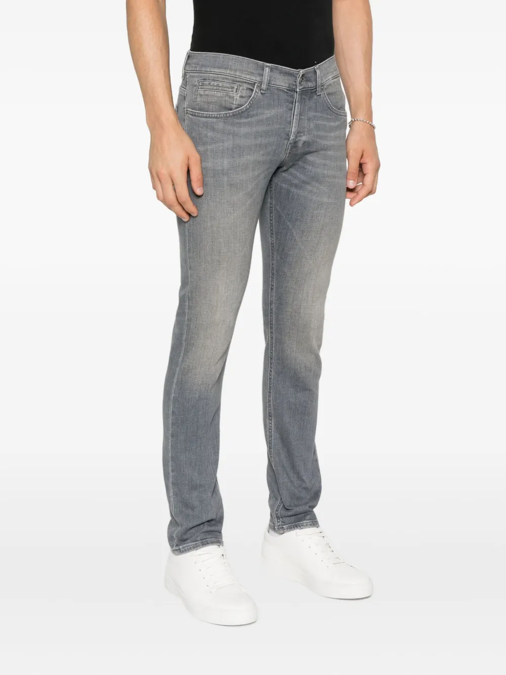 DONDUP Icon jeans met vijf zakken Grijs
