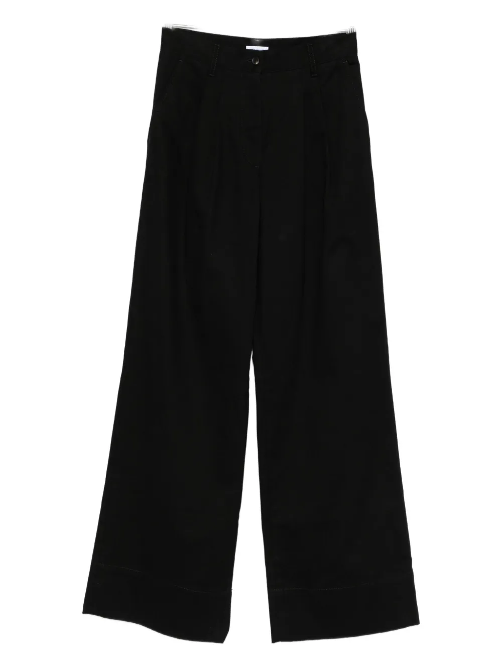 Malo Pleated Trousers In Black
