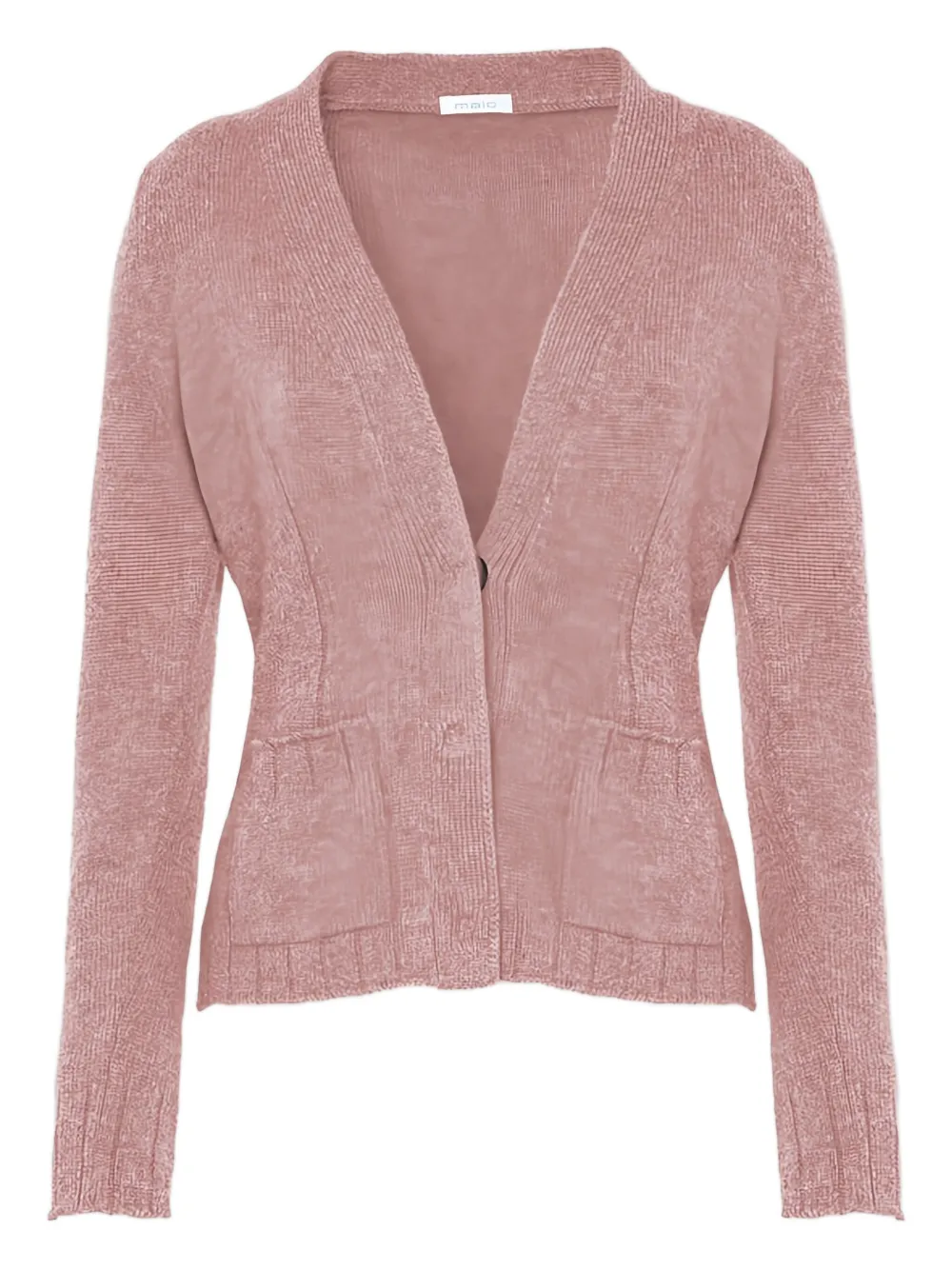 Malo Pocket Cardigan In Pink
