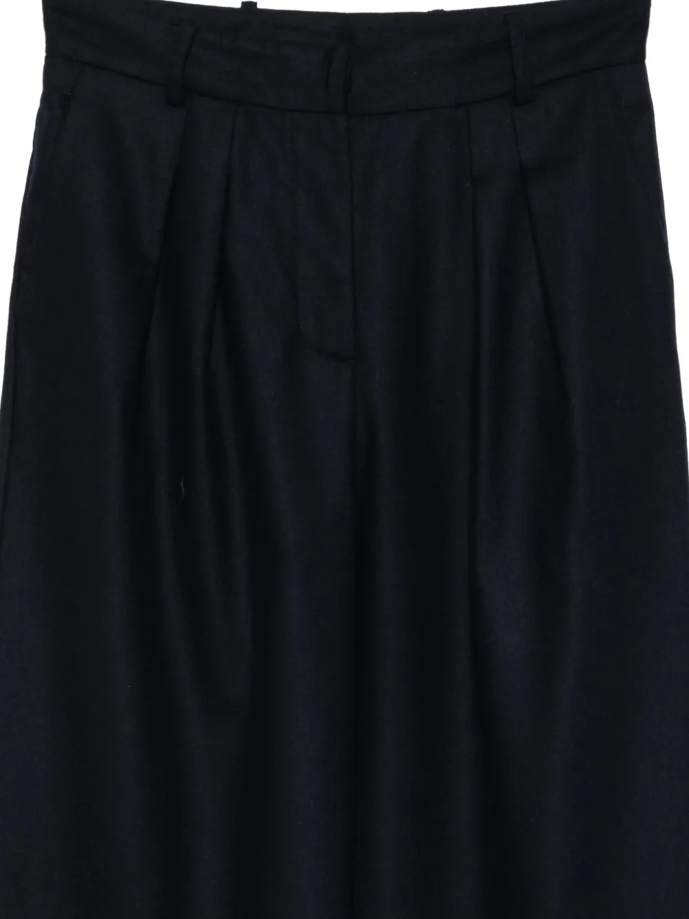 Malo Pleated Trousers In Blue