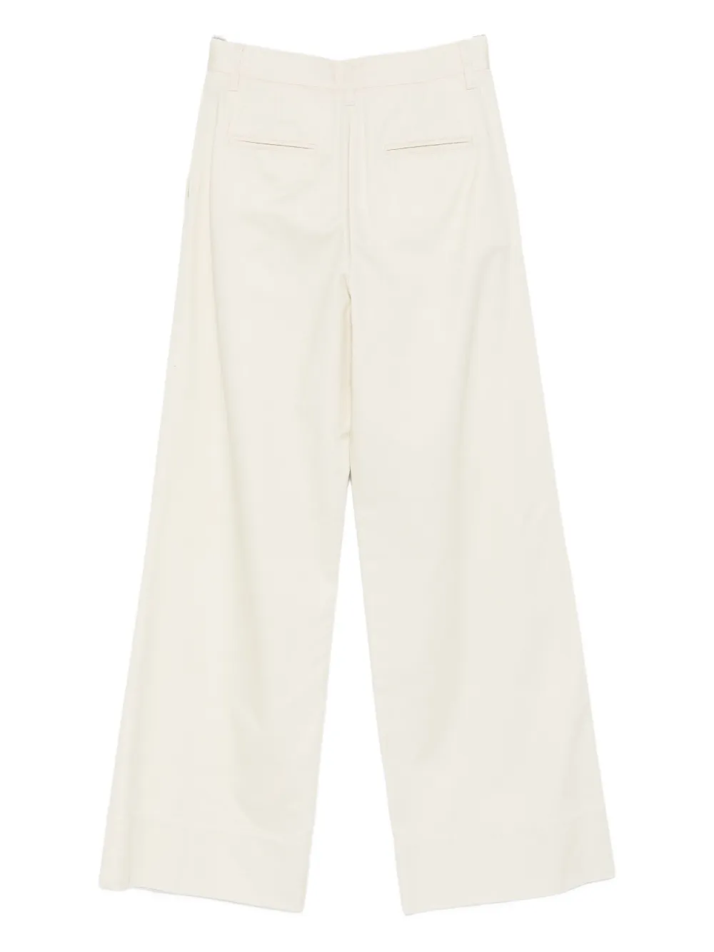Malo Pleated Trousers In White