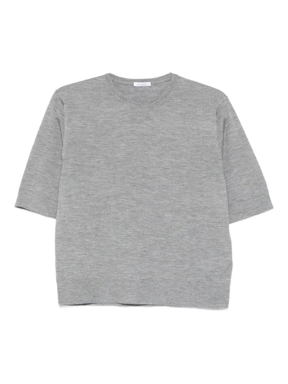 Malo silk-blend T-shirt - グレー Malo silk-blend T-shirt - グレー
