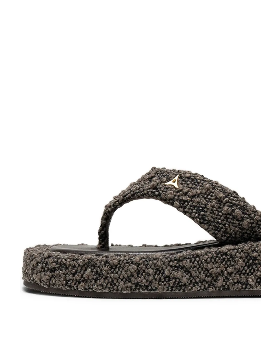 Manière De Voir boucle flatform sandals Brown