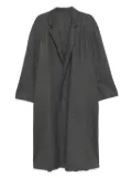 Carven wool single-breasted coat - Grey