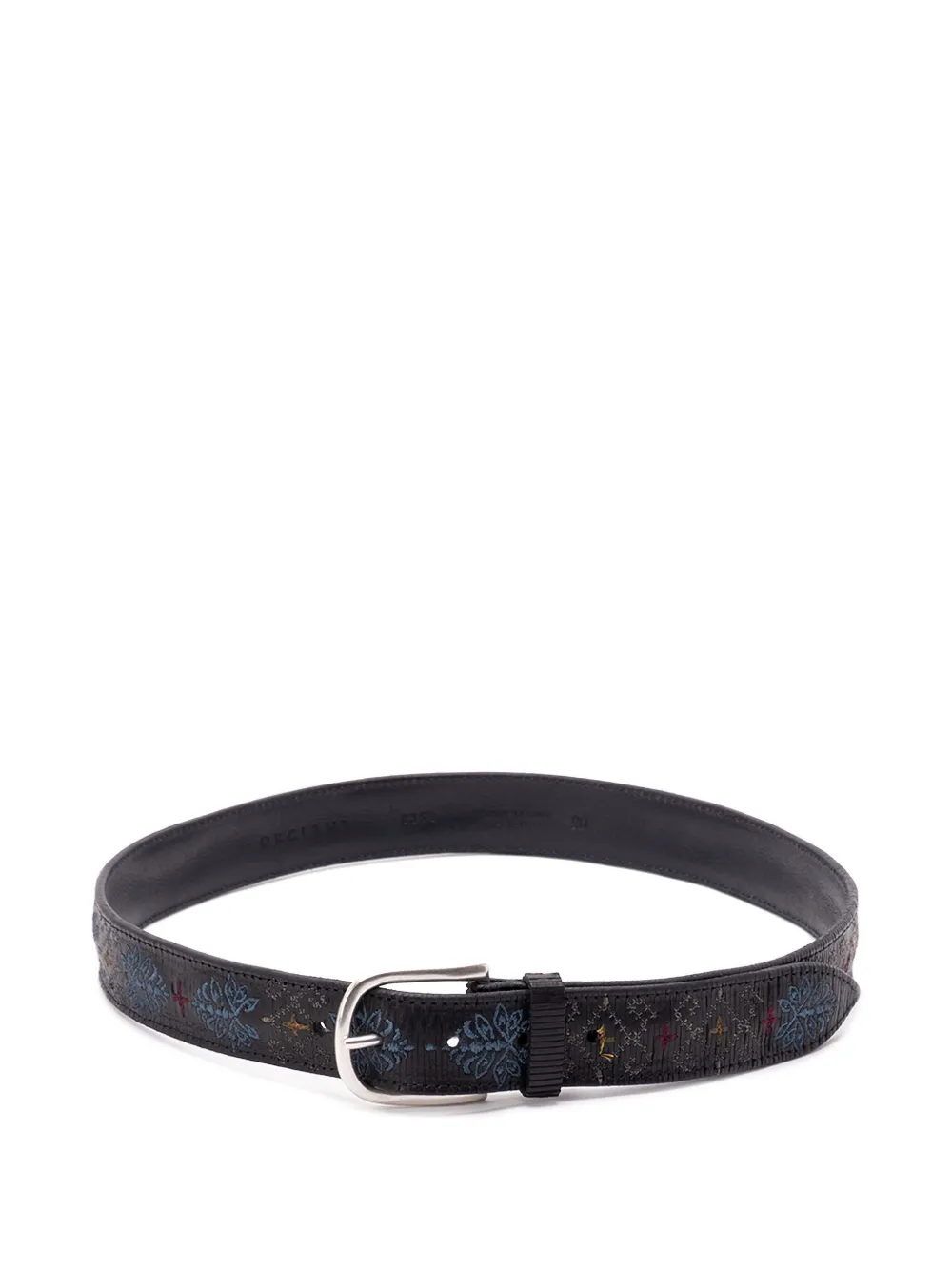 Orciani Leren riem Bruin