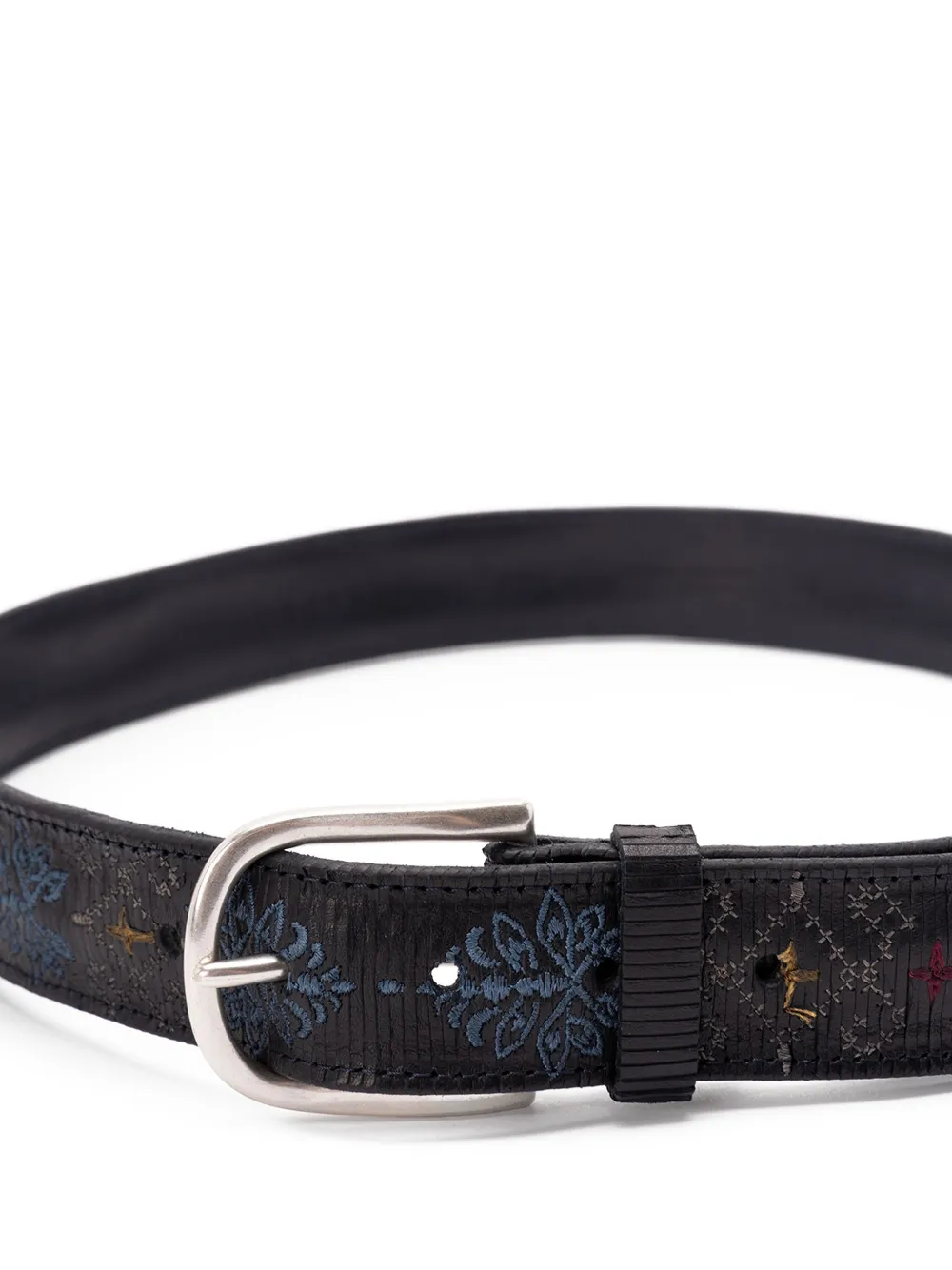 Orciani Leren riem - Bruin
