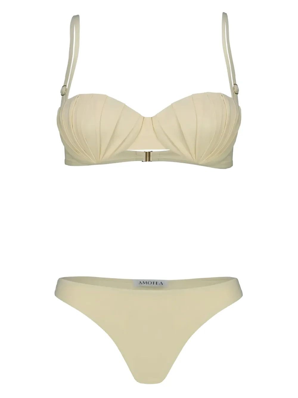 Serena shell-cup bikini