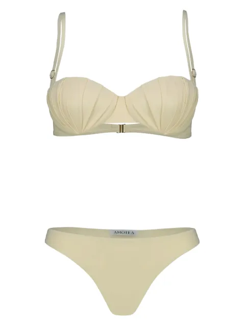 AMOTEA Serena shell-cup bikini