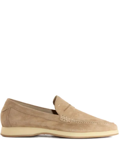 Andrea Ventura suede penny loafers