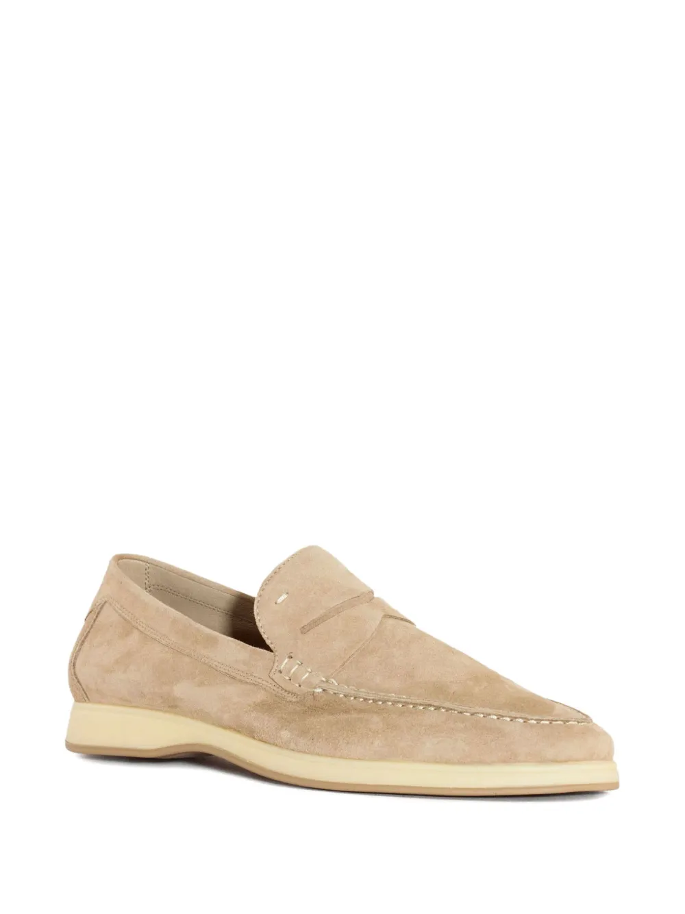 Andrea Ventura Suède loafers - Beige