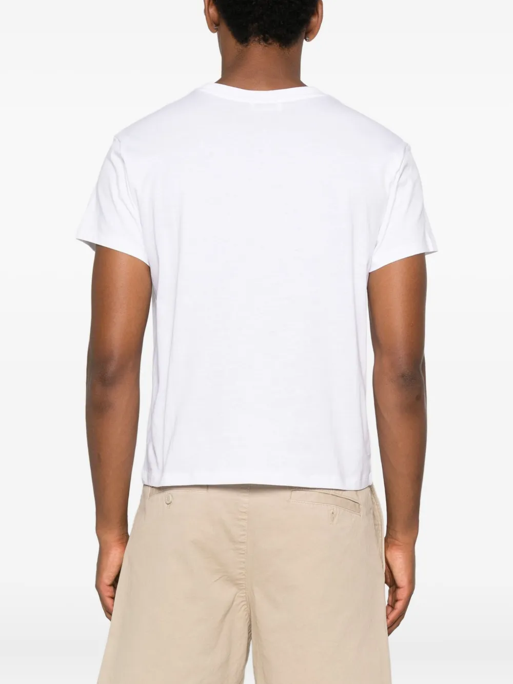 Second / Layer Cotton Crew-neck T-shirt (pack Of Three) In Yellow