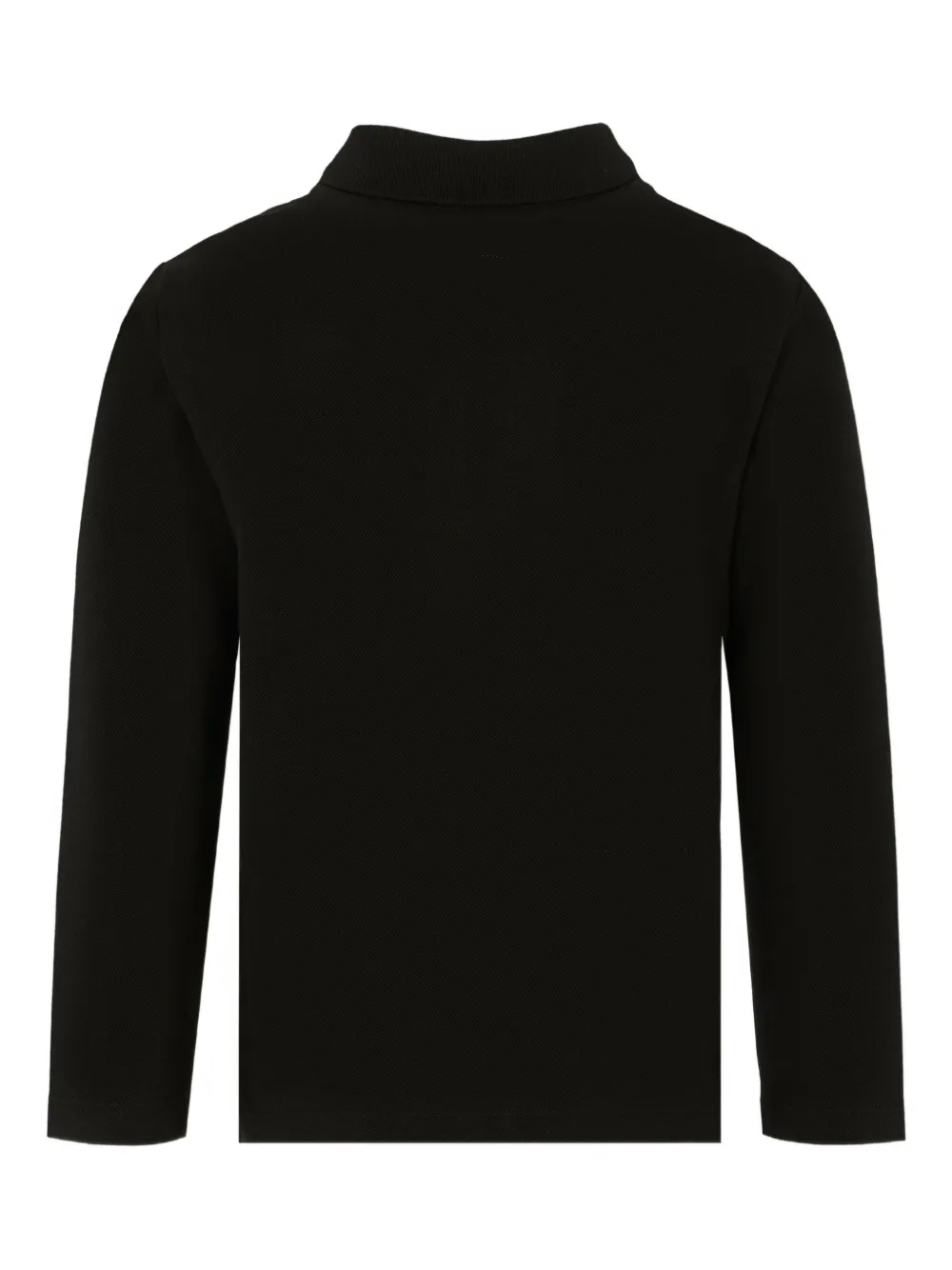 Calvin Klein Kids Poloshirt met lange mouwen en logo Zwart