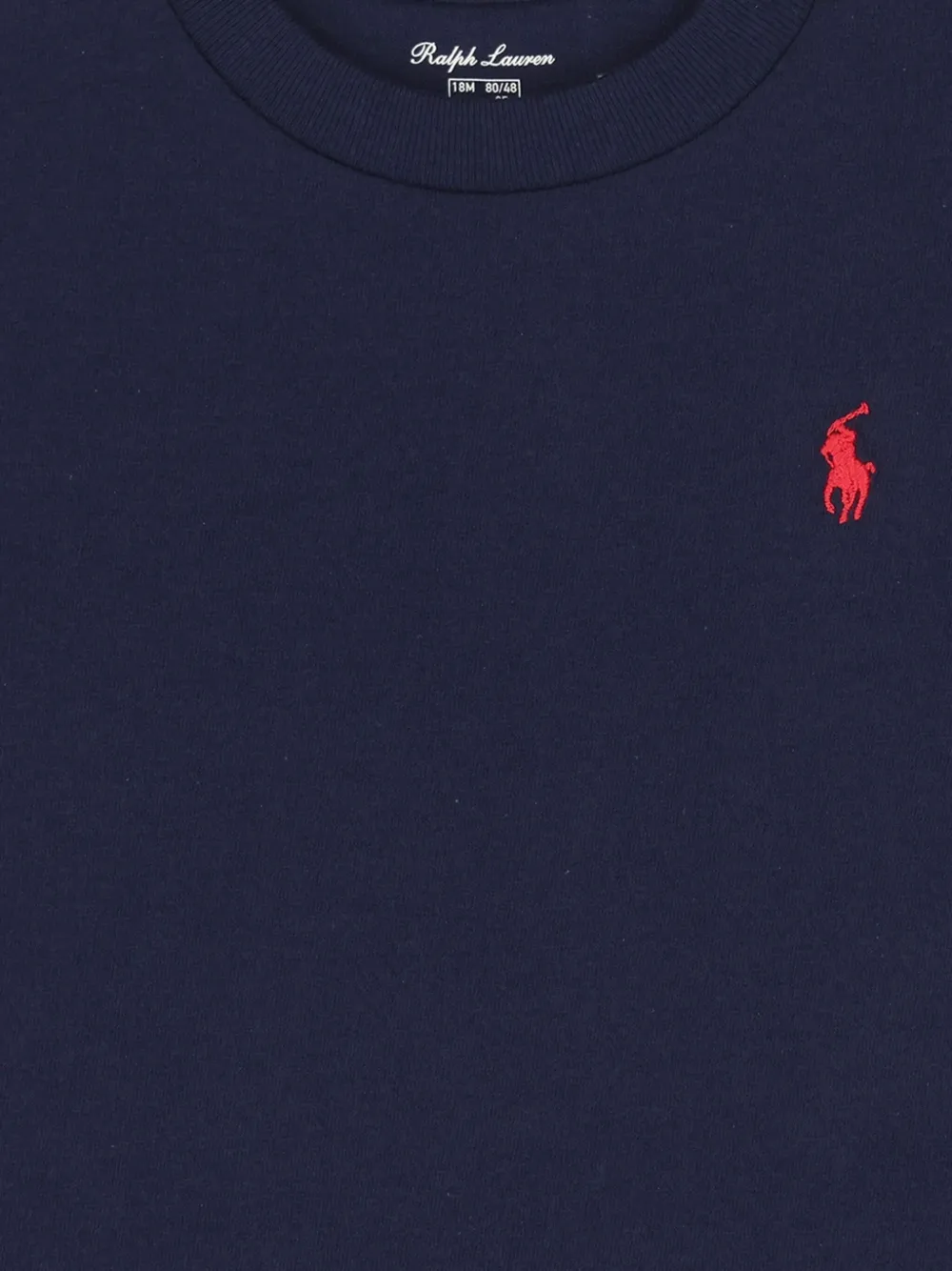 POLO RALPH LAUREN KIDS T-shirt met geborduurd logo Blauw