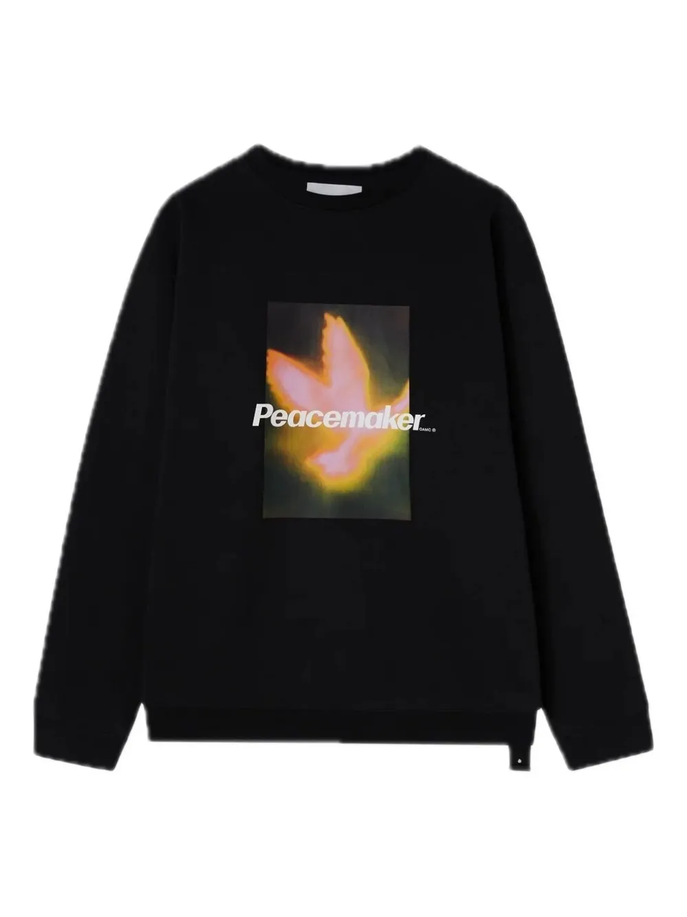 Peacemaker Oamc graphic-print crewneck sweatshirt Zwart