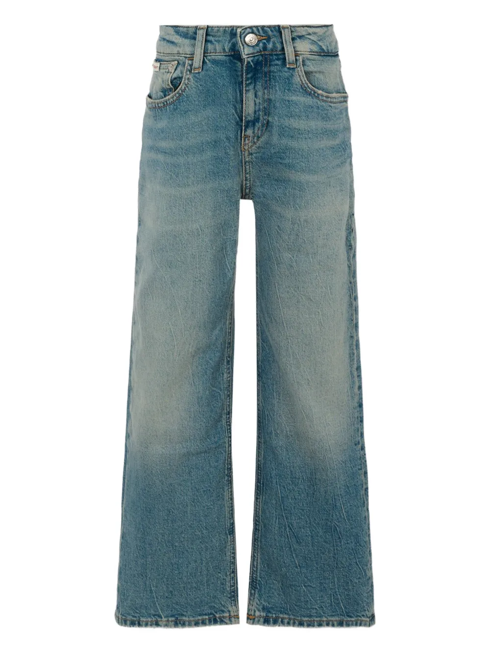 Calvin Klein Kids Jeans met vervaagd effect Blauw
