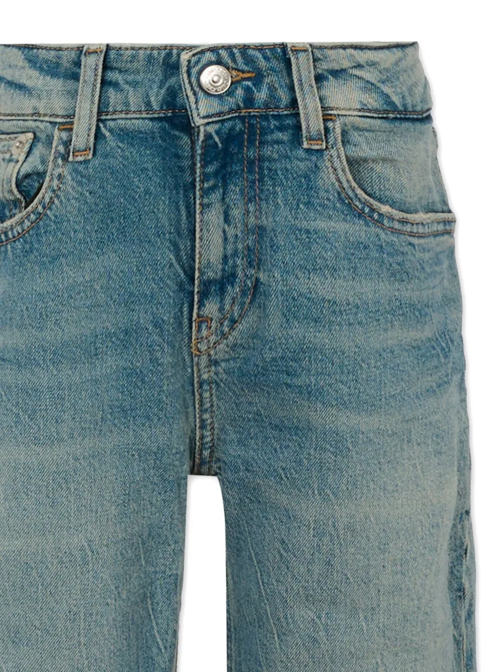 Calvin Klein Kids Jeans met vervaagd effect Blauw