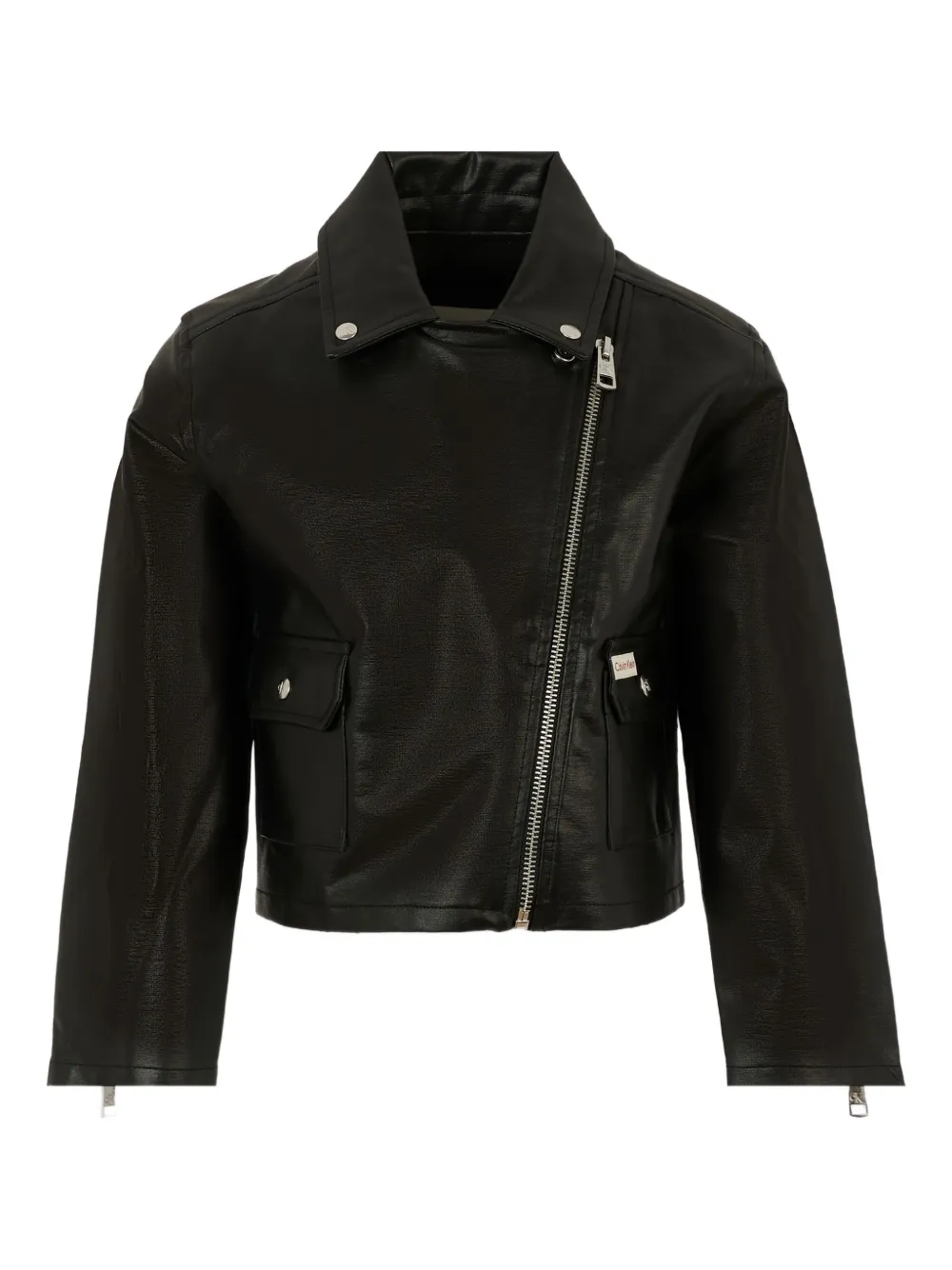 Calvin Klein Kids Jack met klepzak en rits Zwart