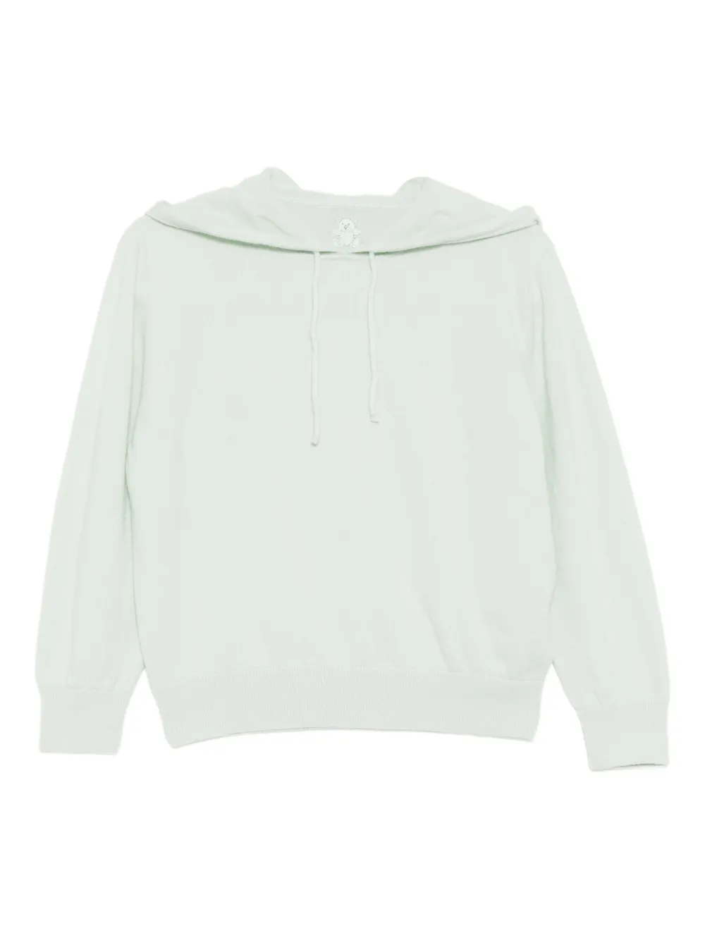 Teddy Cashmere logo-embroidered hoodie - Green
