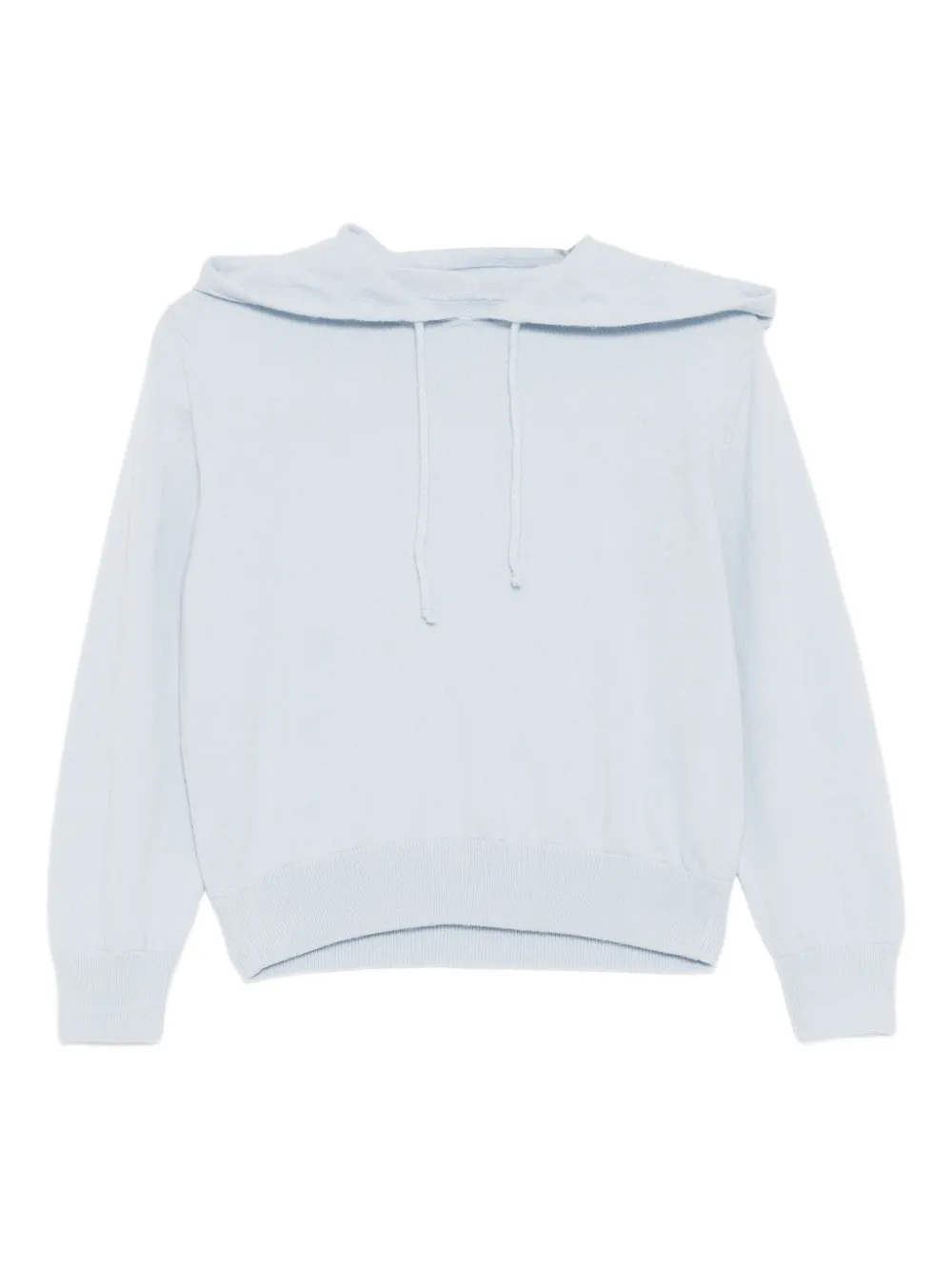 Teddy Cashmere logo-embroidered hoodie - Blau