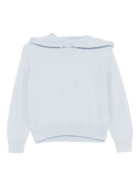 Teddy Cashmere logo-embroidered hoodie