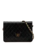 CHANEL Pre-Owned 1997-1999 CC Quilted Lambskin Single Flap crossbody bag - Black