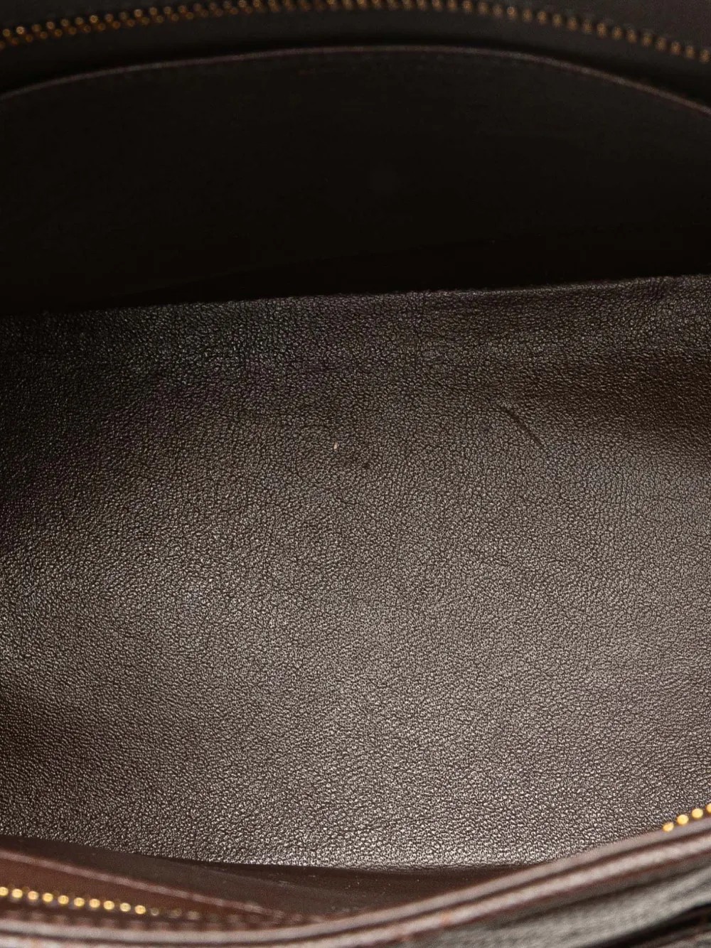 Pre-owned Chanel 1997-1999 Caviar Medallion Tote Bag In Brown