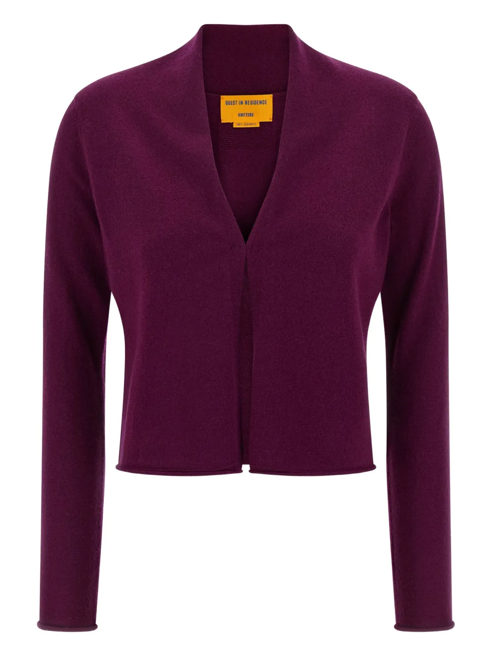 Guest In Residence Stealth cashmere cardigan - パープル Guest In Residence Stealth cashmere cardigan - パープル