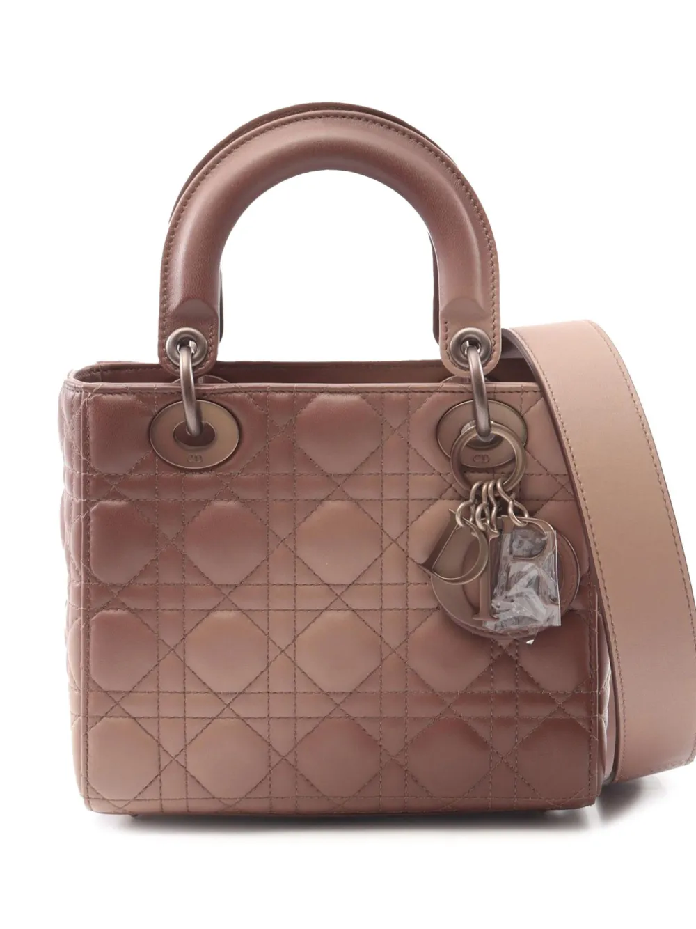 Christian Dior Pre-Owned 2000-2025 Small Ombre Lambskin Cannage lady Christian Dior Pre-Owned 2000-2025 Small Ombre Lambskin Cannage lady