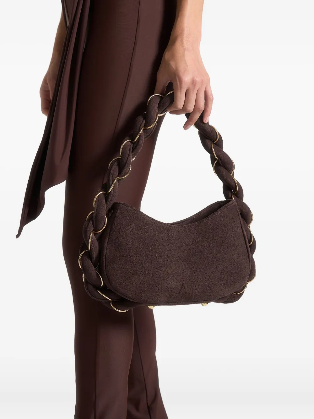 Manière De Voir Schoudertas met gevlochten touw - Bruin