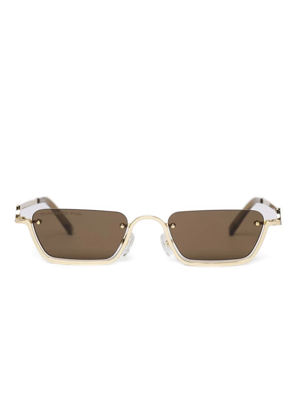 Manière De Voir Sacha Sunglasses In Gold