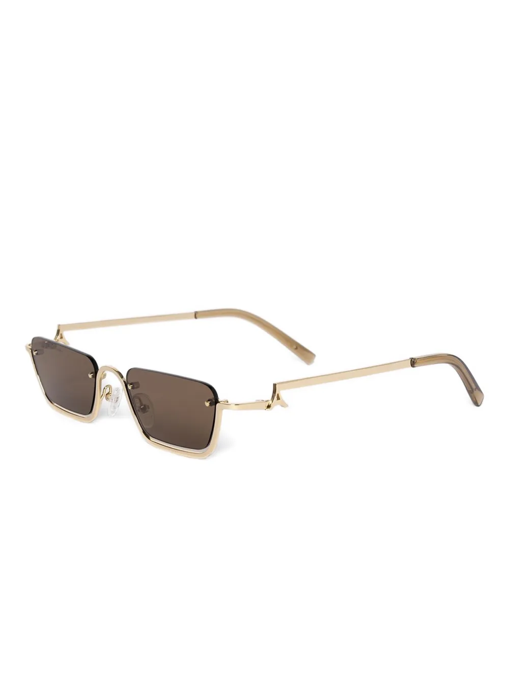 Manière De Voir Sacha Sunglasses In Gold