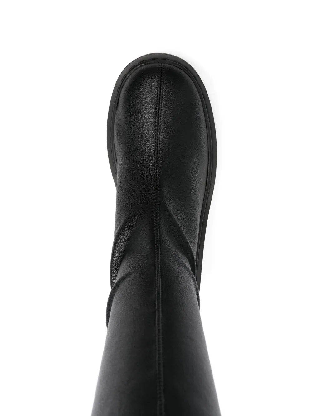 Vic Matie 100mm calf-leather platform boots Black