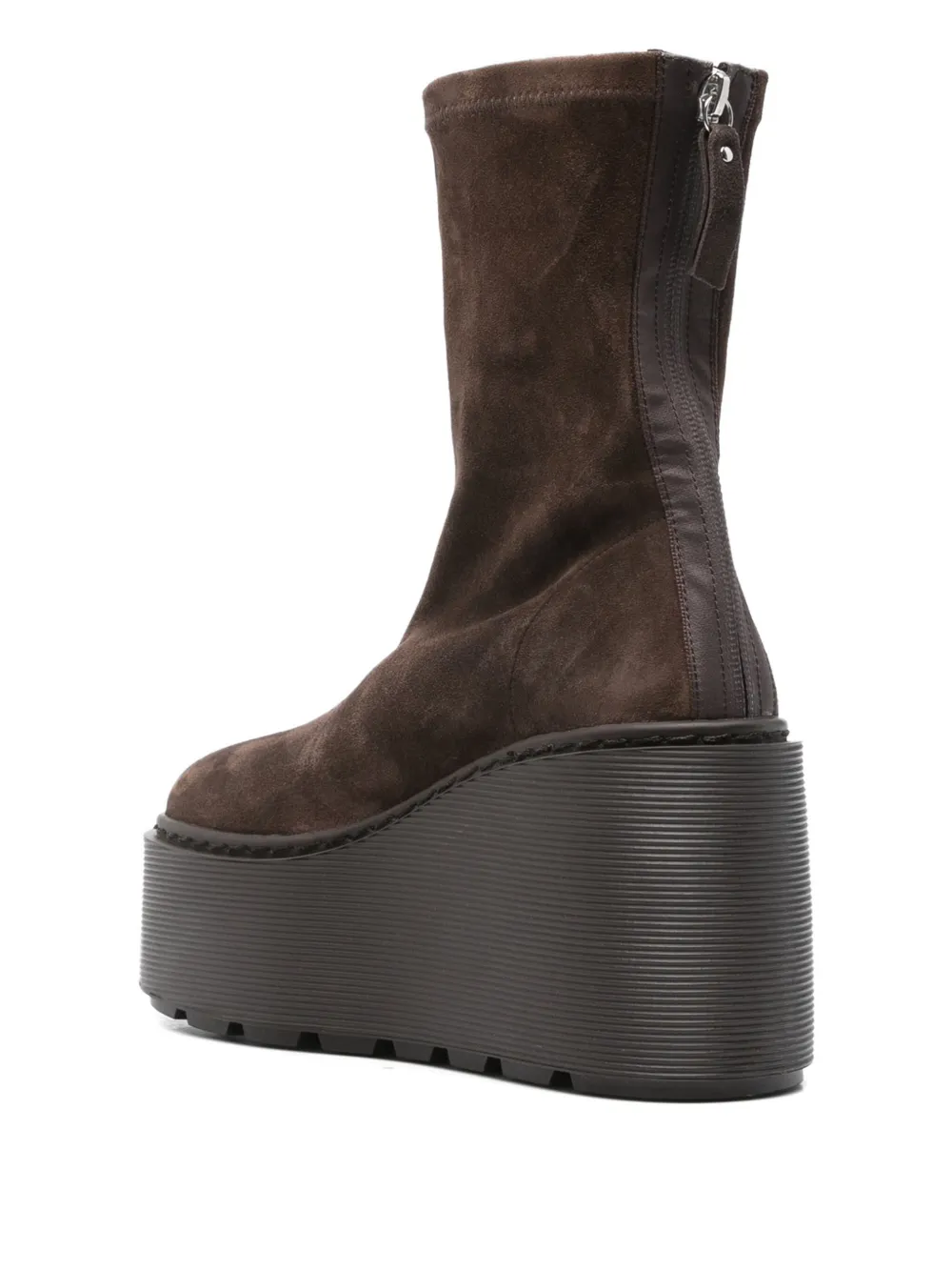 Vic Matie Donna suede platform boots Brown