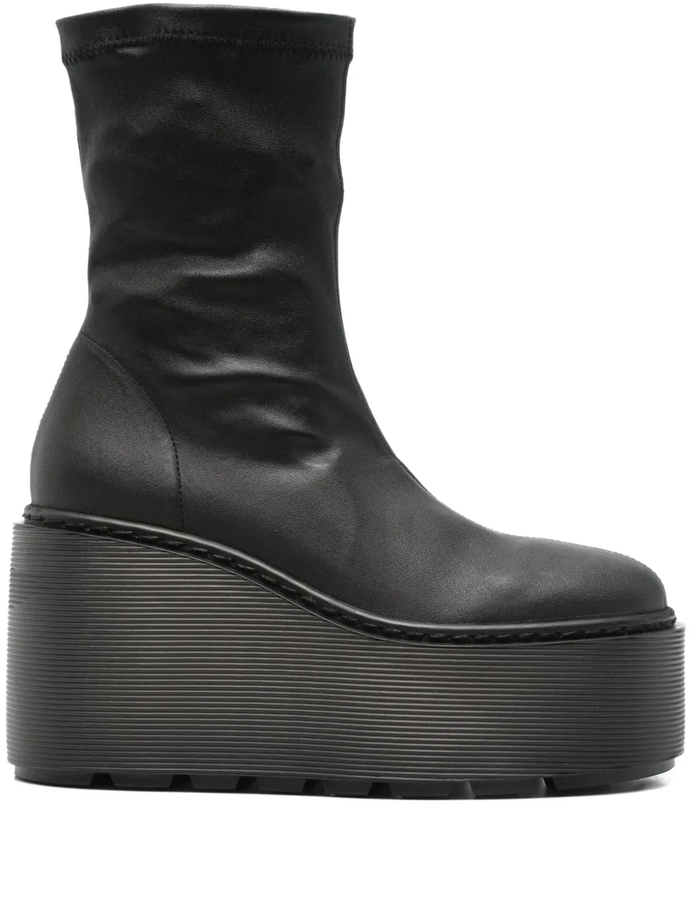 Vic Matie Donna Platform Boots In Black