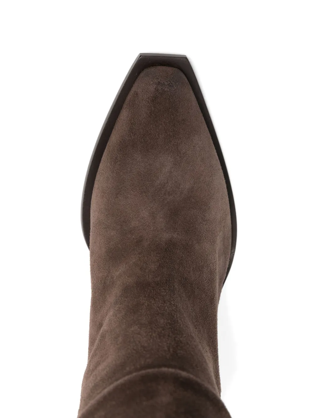 Vic Matie 80mm calf-suede pointed-toe boots Grey