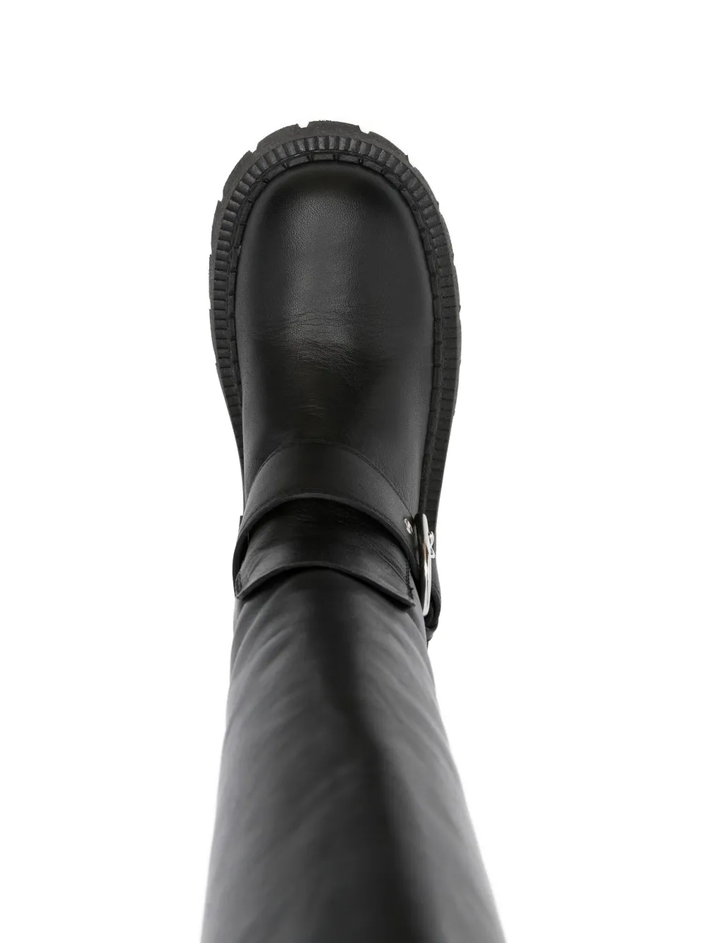 Vic Matie buckle-fastening knee-high boots Black