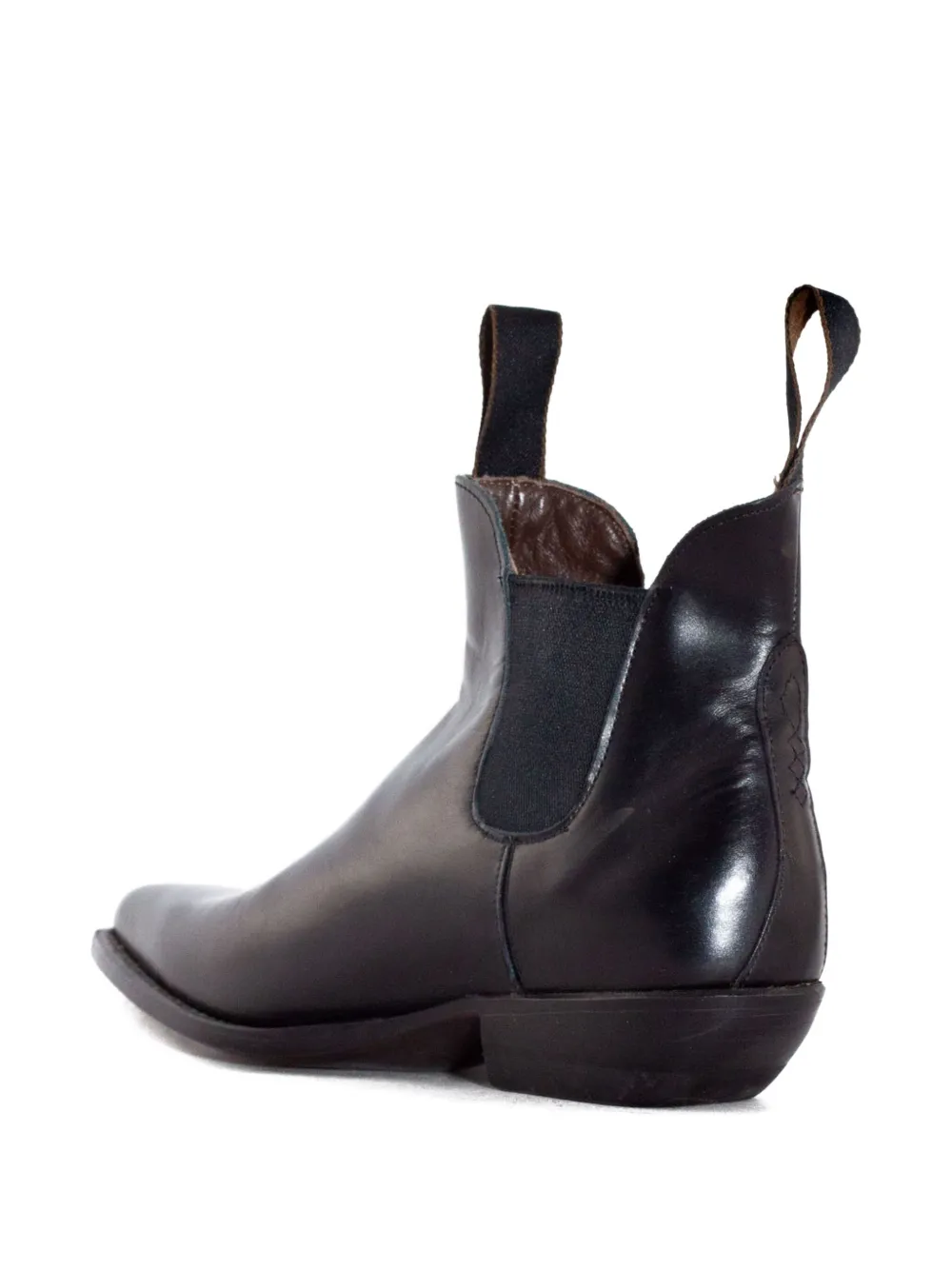 Sonora 30mm elastic-insert pointed-toe boots Black